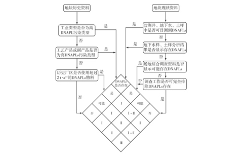 污染地塊中DNAPLs的判定